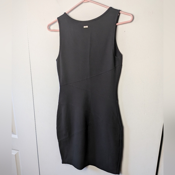 ARMANI EXCHANGE Mini Women Dress Black Color Side Zippers Size XS - Picture 7 of 10